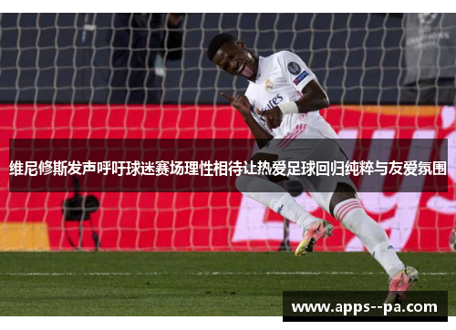 维尼修斯发声呼吁球迷赛场理性相待让热爱足球回归纯粹与友爱氛围